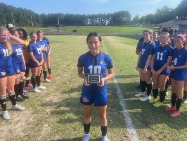 DSA Soccer Player Natalia Lemus MVP