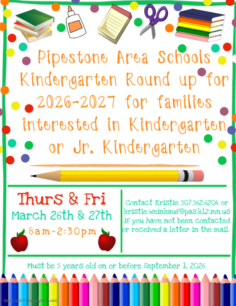 Kindergarten Round-Up Information