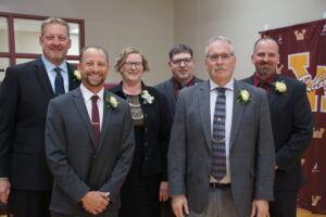 L to R: Jeff Turbes, Tom Carlson, Mary Haberman, Travis Welch, Dave Eis, Josh Goche