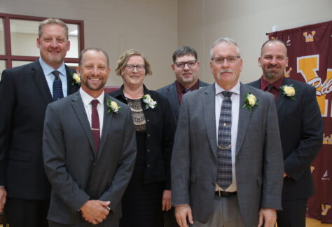 L to R: Jeff Turbes, Tom Carlson, Mary Haberman, Travis Welch, Dave Eis, Josh Goche