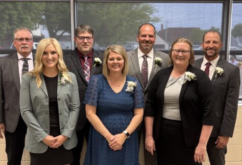 2025 Board of Education Members at Graduation Ceremony