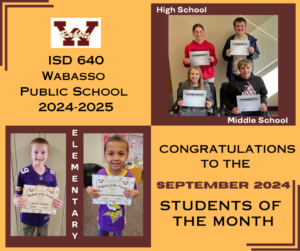 _Students of the month for September 2024