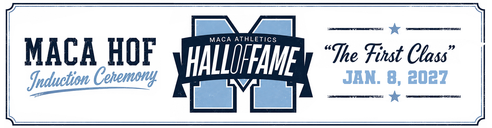 MACA HOF Website Banner