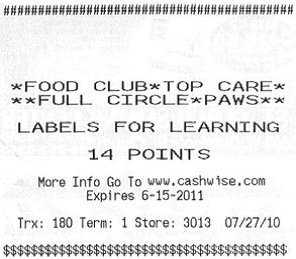 Food Club - Labels for Learning