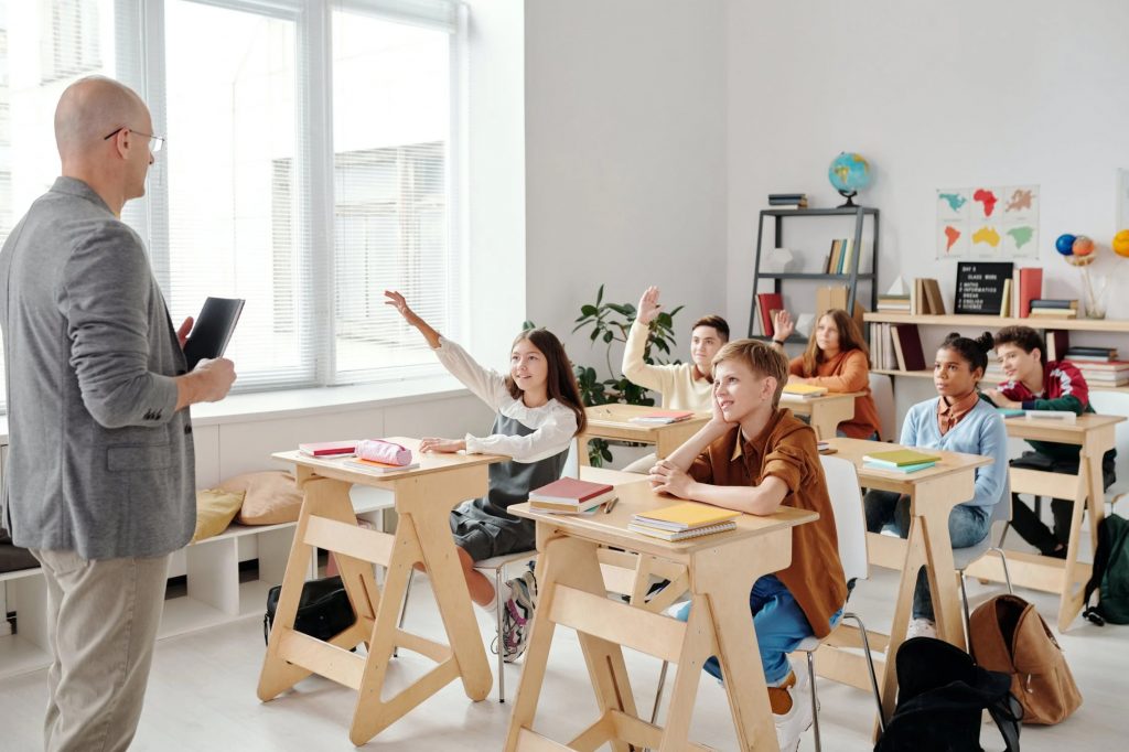 Kids in classroom