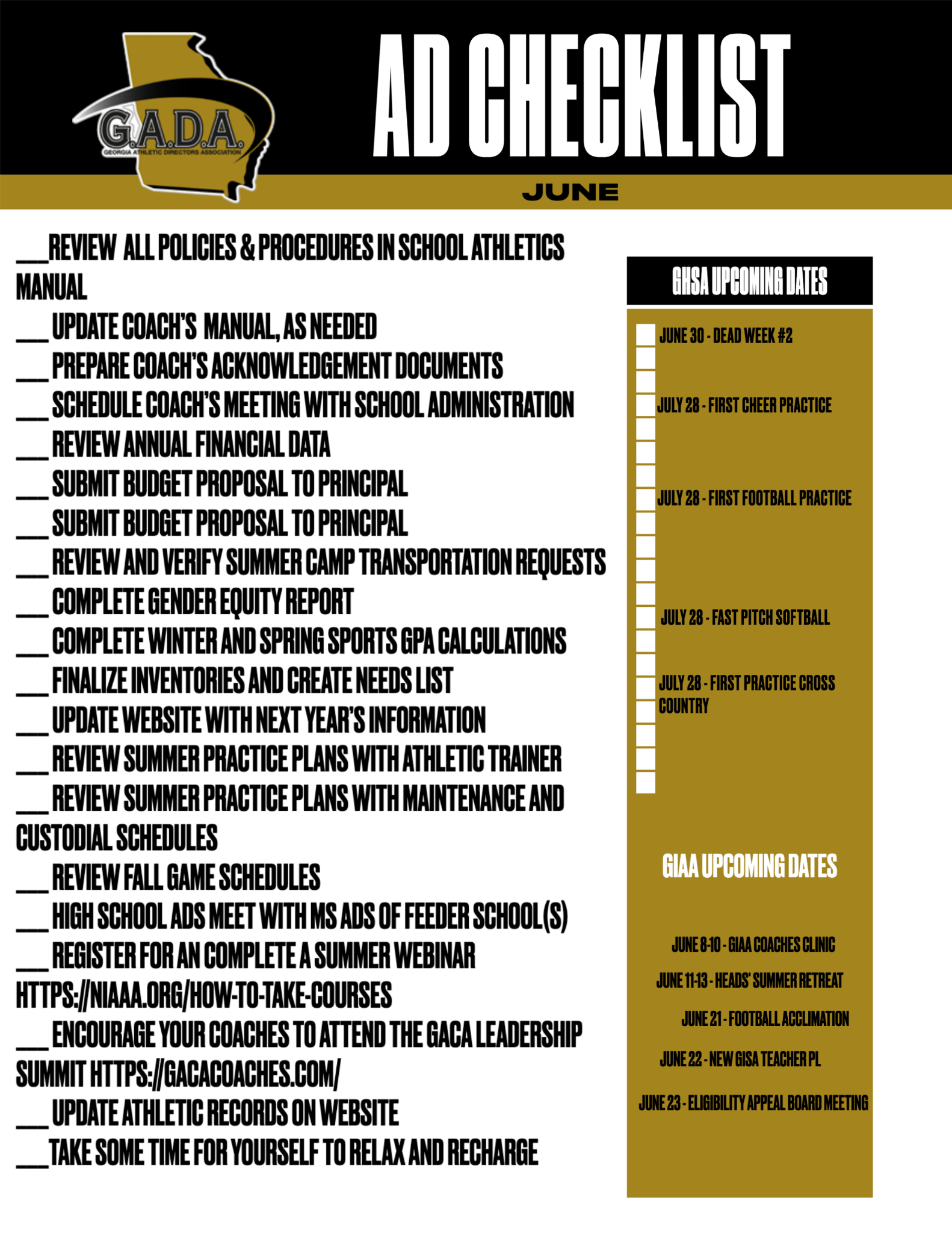 June-ad-checklist