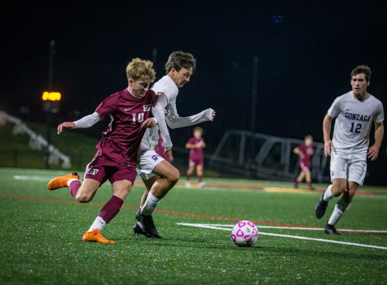 November 10, 2019: Photos from Sidwell Friends vs.Gonzaga - DCSAA Boys Soccer Championship 2019 at Catholic University of America in Washington, D.C.. Cory Royster / Cory F. Royster Photography