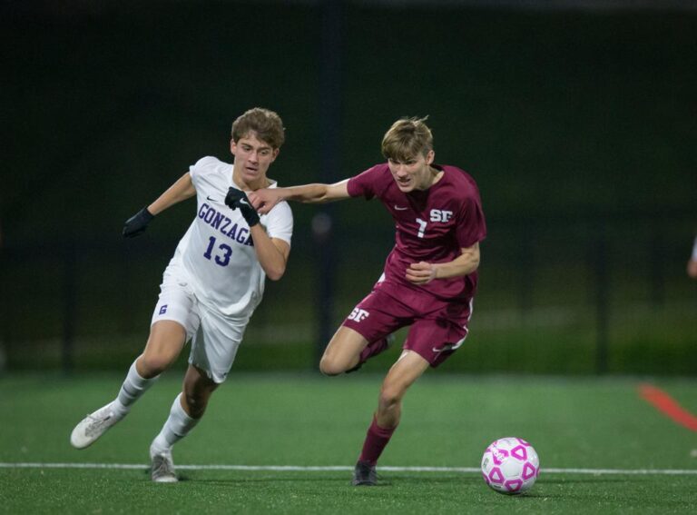 November 10, 2019: Photos from Sidwell Friends vs.Gonzaga - DCSAA Boys Soccer Championship 2019 at Catholic University of America in Washington, D.C.. Cory Royster / Cory F. Royster Photography