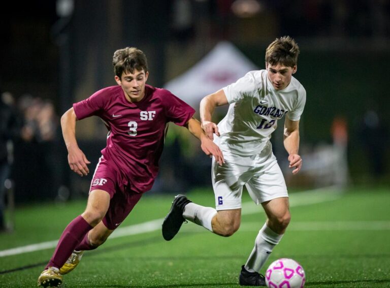 November 10, 2019: Photos from Sidwell Friends vs.Gonzaga - DCSAA Boys Soccer Championship 2019 at Catholic University of America in Washington, D.C.. Cory Royster / Cory F. Royster Photography