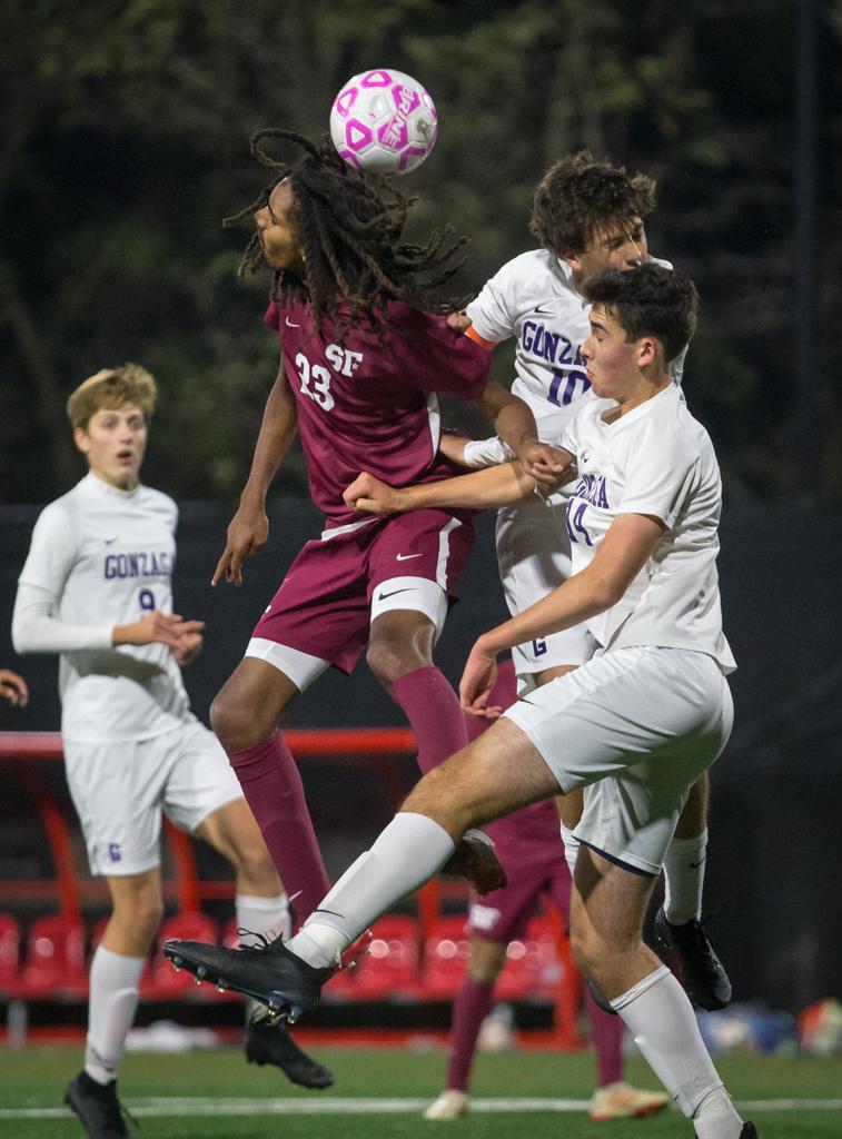 November 10, 2019: Photos from Sidwell Friends vs.Gonzaga - DCSAA Boys Soccer Championship 2019 at Catholic University of America in Washington, D.C.. Cory Royster / Cory F. Royster Photography