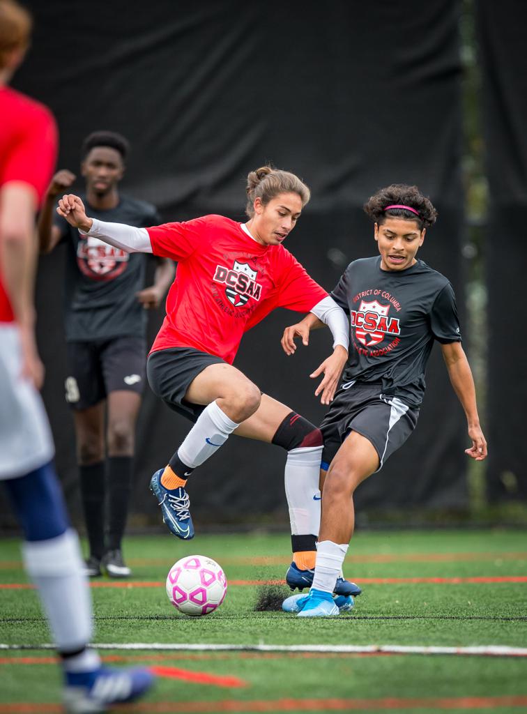 November 10, 2019: Photos from DCSAA Boys Soccer All-Star Game 2019 at Catholic University of America in Washington, D.C.. Cory Royster / Cory F. Royster Photography