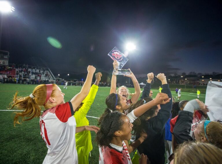 November 10, 2019: Photos from Sidwell Friends vs. St. John's - DCSAA Girls Soccer Championship 2019 at Catholic University of America in Washington, D.C.. Cory Royster / Cory F. Royster Photography