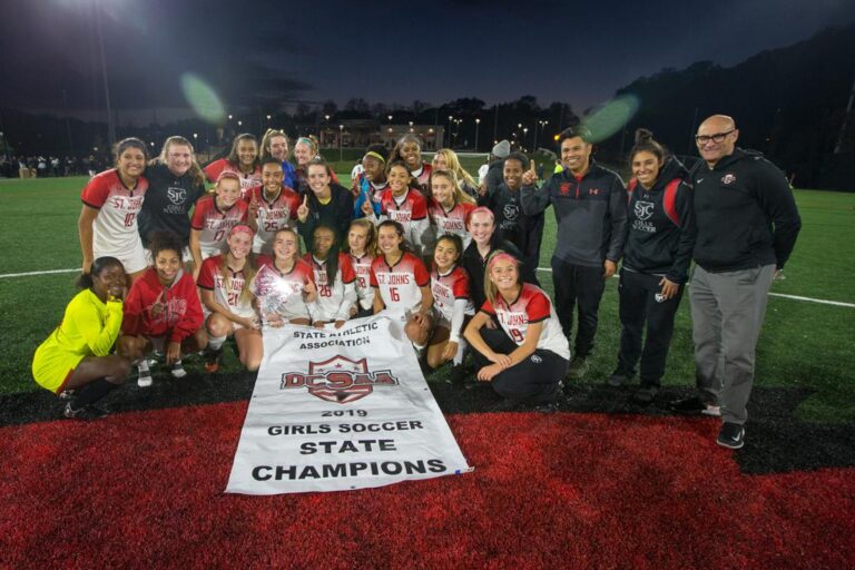 November 10, 2019: Photos from Sidwell Friends vs. St. John's - DCSAA Girls Soccer Championship 2019 at Catholic University of America in Washington, D.C.. Cory Royster / Cory F. Royster Photography