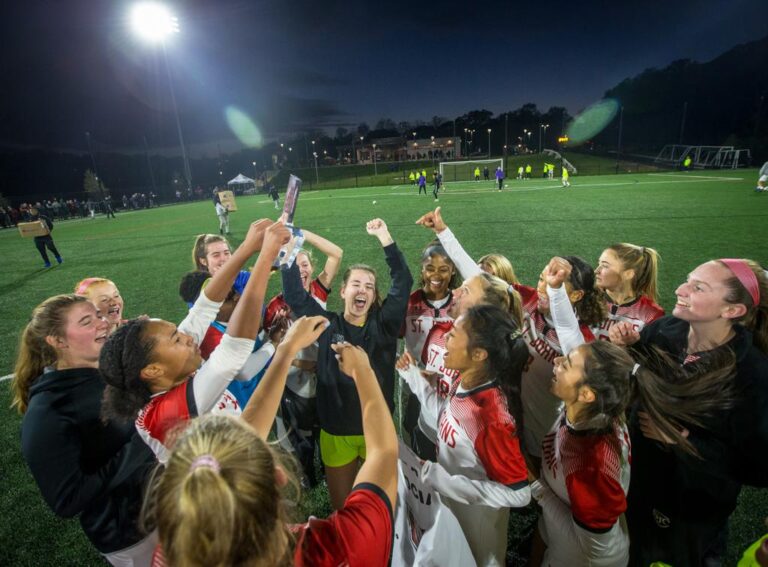 November 10, 2019: Photos from Sidwell Friends vs. St. John's - DCSAA Girls Soccer Championship 2019 at Catholic University of America in Washington, D.C.. Cory Royster / Cory F. Royster Photography