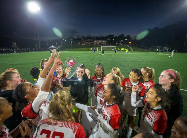 November 10, 2019: Photos from Sidwell Friends vs. St. John's - DCSAA Girls Soccer Championship 2019 at Catholic University of America in Washington, D.C.. Cory Royster / Cory F. Royster Photography