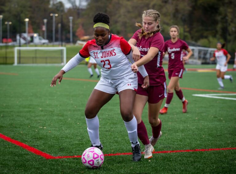 November 10, 2019: Photos from Sidwell Friends vs. St. John's - DCSAA Girls Soccer Championship 2019 at Catholic University of America in Washington, D.C.. Cory Royster / Cory F. Royster Photography