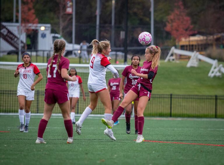 November 10, 2019: Photos from Sidwell Friends vs. St. John's - DCSAA Girls Soccer Championship 2019 at Catholic University of America in Washington, D.C.. Cory Royster / Cory F. Royster Photography