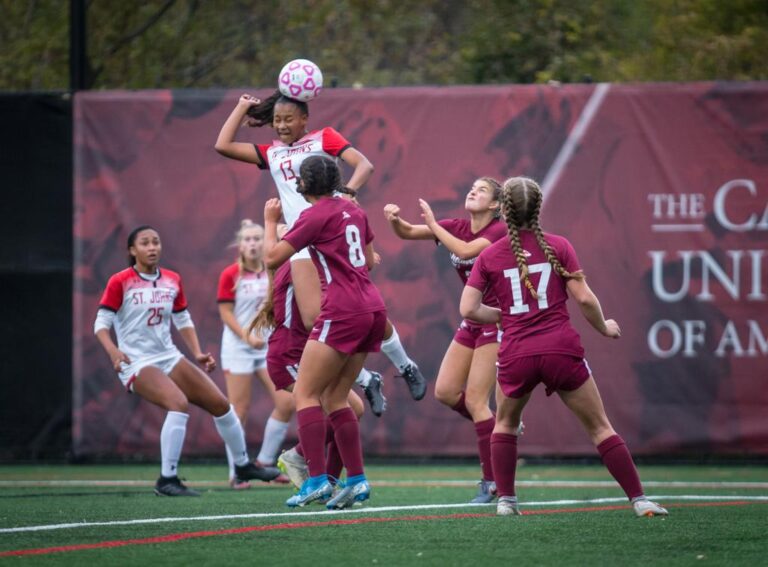 November 10, 2019: Photos from Sidwell Friends vs. St. John's - DCSAA Girls Soccer Championship 2019 at Catholic University of America in Washington, D.C.. Cory Royster / Cory F. Royster Photography