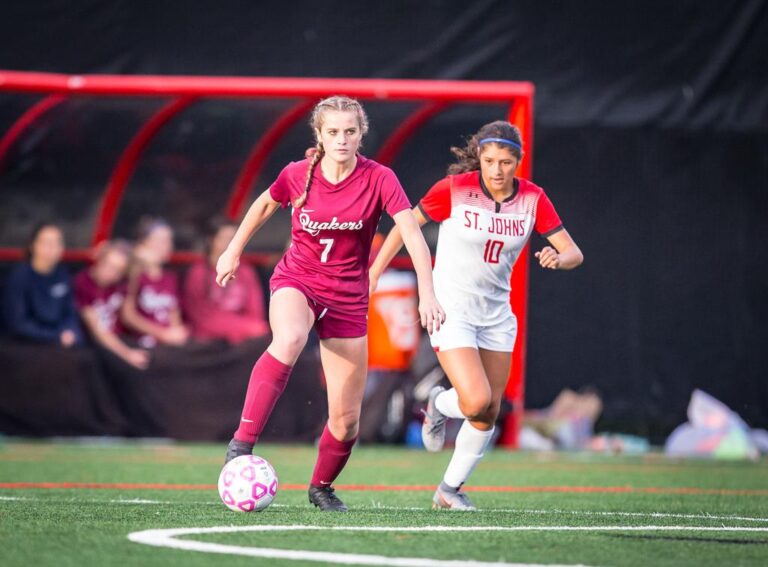 November 10, 2019: Photos from Sidwell Friends vs. St. John's - DCSAA Girls Soccer Championship 2019 at Catholic University of America in Washington, D.C.. Cory Royster / Cory F. Royster Photography