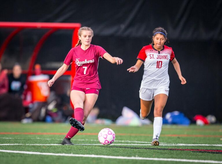 November 10, 2019: Photos from Sidwell Friends vs. St. John's - DCSAA Girls Soccer Championship 2019 at Catholic University of America in Washington, D.C.. Cory Royster / Cory F. Royster Photography