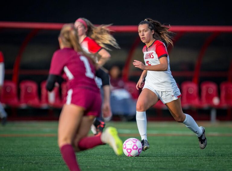 November 10, 2019: Photos from Sidwell Friends vs. St. John's - DCSAA Girls Soccer Championship 2019 at Catholic University of America in Washington, D.C.. Cory Royster / Cory F. Royster Photography