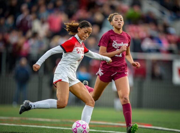 November 10, 2019: Photos from Sidwell Friends vs. St. John's - DCSAA Girls Soccer Championship 2019 at Catholic University of America in Washington, D.C.. Cory Royster / Cory F. Royster Photography