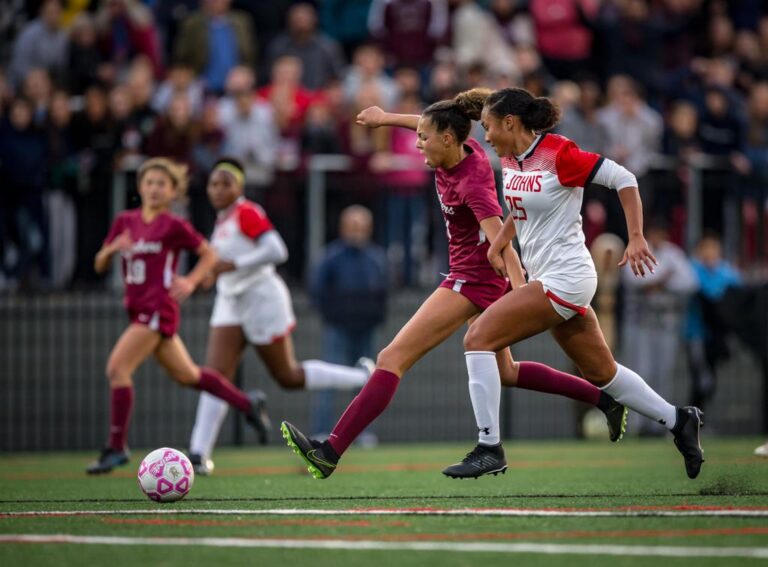 November 10, 2019: Photos from Sidwell Friends vs. St. John's - DCSAA Girls Soccer Championship 2019 at Catholic University of America in Washington, D.C.. Cory Royster / Cory F. Royster Photography