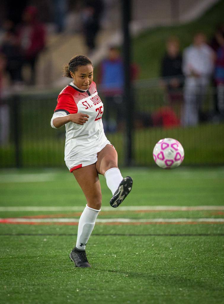 November 10, 2019: Photos from Sidwell Friends vs. St. John's - DCSAA Girls Soccer Championship 2019 at Catholic University of America in Washington, D.C.. Cory Royster / Cory F. Royster Photography