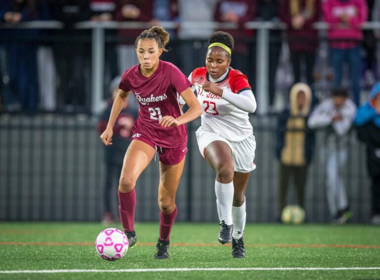 November 10, 2019: Photos from Sidwell Friends vs. St. John's - DCSAA Girls Soccer Championship 2019 at Catholic University of America in Washington, D.C.. Cory Royster / Cory F. Royster Photography