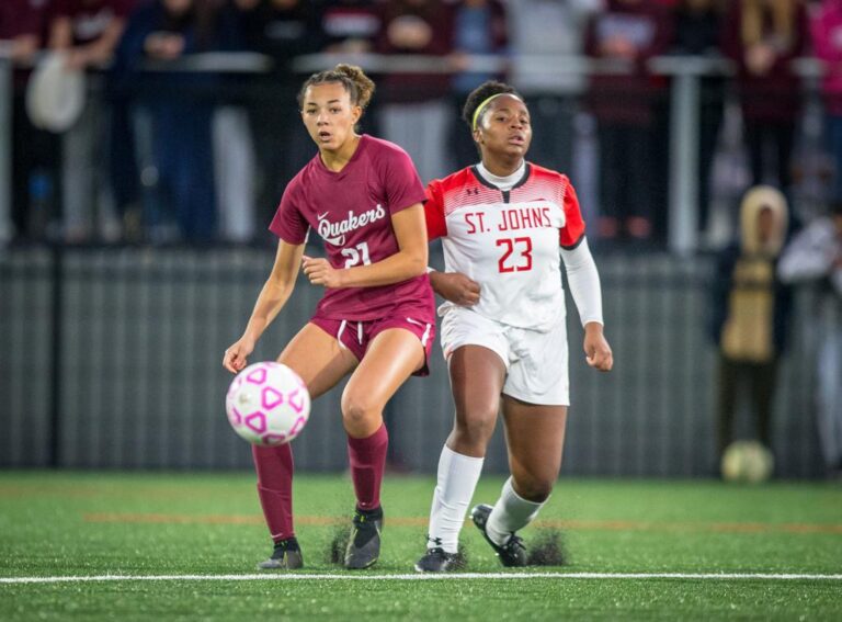 November 10, 2019: Photos from Sidwell Friends vs. St. John's - DCSAA Girls Soccer Championship 2019 at Catholic University of America in Washington, D.C.. Cory Royster / Cory F. Royster Photography