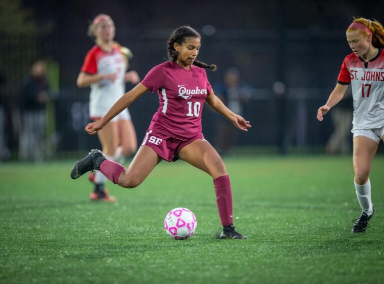 November 10, 2019: Photos from Sidwell Friends vs. St. John's - DCSAA Girls Soccer Championship 2019 at Catholic University of America in Washington, D.C.. Cory Royster / Cory F. Royster Photography