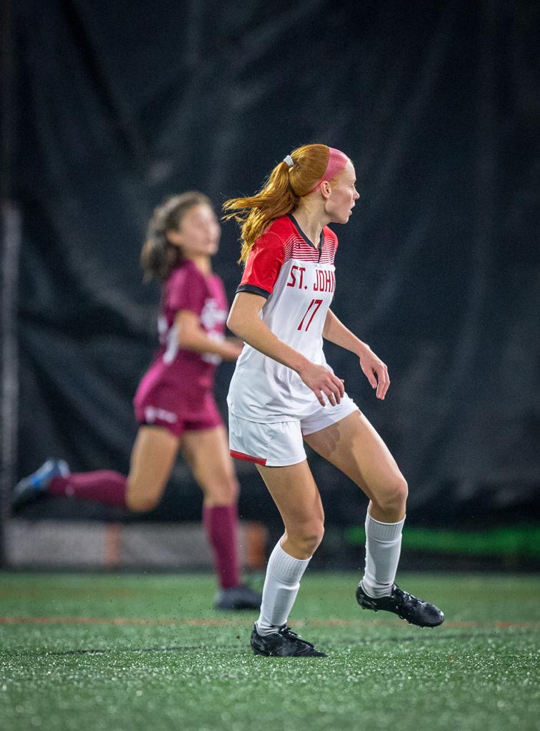 November 10, 2019: Photos from Sidwell Friends vs. St. John's - DCSAA Girls Soccer Championship 2019 at Catholic University of America in Washington, D.C.. Cory Royster / Cory F. Royster Photography