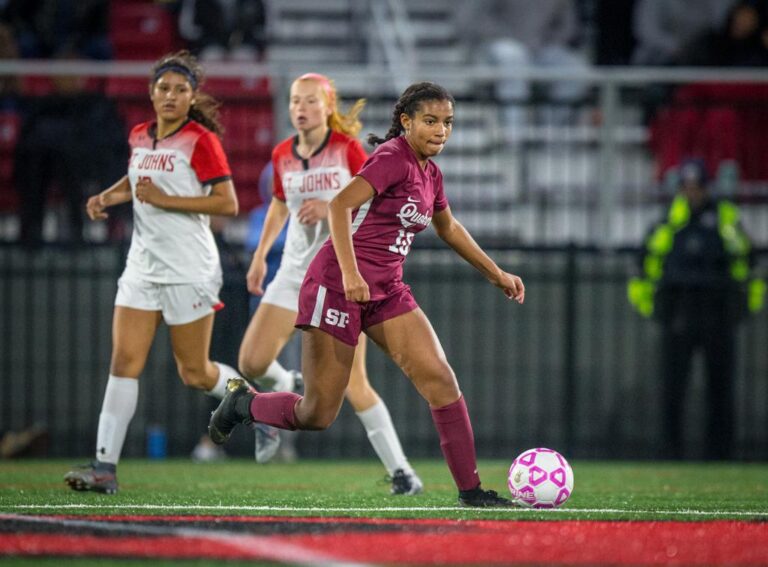 November 10, 2019: Photos from Sidwell Friends vs. St. John's - DCSAA Girls Soccer Championship 2019 at Catholic University of America in Washington, D.C.. Cory Royster / Cory F. Royster Photography