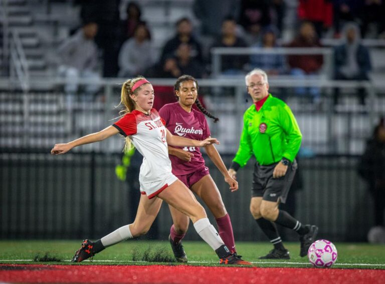 November 10, 2019: Photos from Sidwell Friends vs. St. John's - DCSAA Girls Soccer Championship 2019 at Catholic University of America in Washington, D.C.. Cory Royster / Cory F. Royster Photography