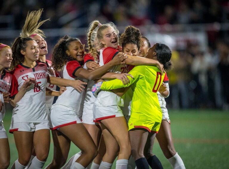 November 10, 2019: Photos from Sidwell Friends vs. St. John's - DCSAA Girls Soccer Championship 2019 at Catholic University of America in Washington, D.C.. Cory Royster / Cory F. Royster Photography