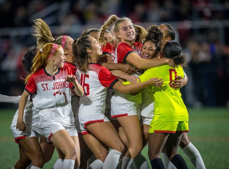 November 10, 2019: Photos from Sidwell Friends vs. St. John's - DCSAA Girls Soccer Championship 2019 at Catholic University of America in Washington, D.C.. Cory Royster / Cory F. Royster Photography