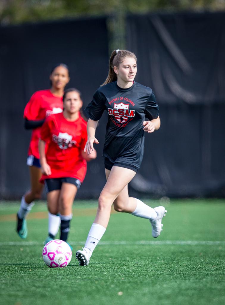 November 10, 2019: Photos from DCSAA Girls Soccer All-Star Game 2019 at Catholic University of America in Washington, D.C.. Cory Royster / Cory F. Royster Photography