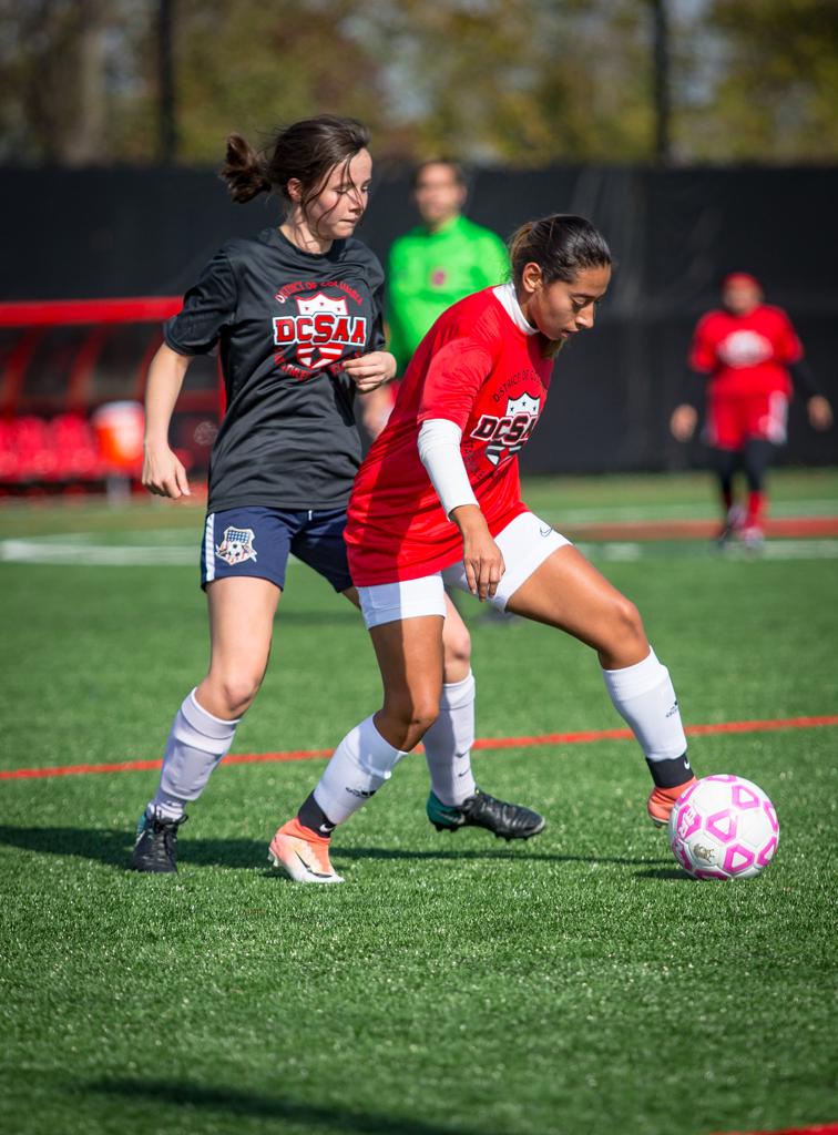 November 10, 2019: Photos from DCSAA Girls Soccer All-Star Game 2019 at Catholic University of America in Washington, D.C.. Cory Royster / Cory F. Royster Photography