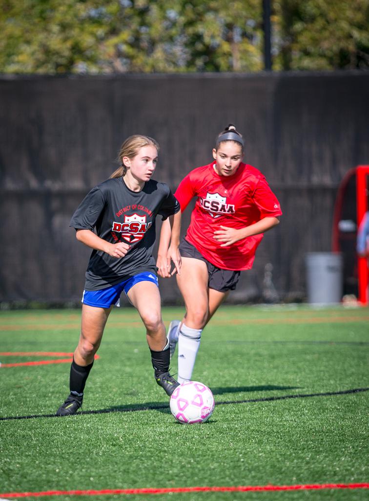 November 10, 2019: Photos from DCSAA Girls Soccer All-Star Game 2019 at Catholic University of America in Washington, D.C.. Cory Royster / Cory F. Royster Photography