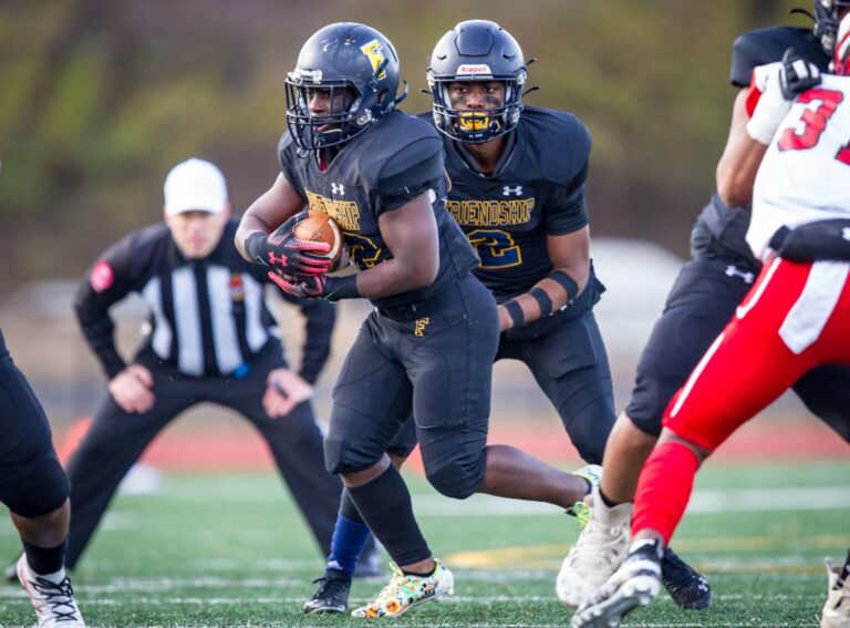 December 8, 2019: Photos from Dunbar vs. Friendship Collegiate - DCSAA AA Football Championship at Catholic University in Washington, D.C.. Cory Royster / Cory F. Royster Photography