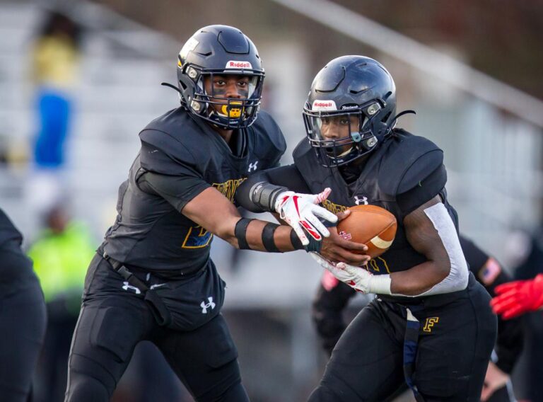 December 8, 2019: Photos from Dunbar vs. Friendship Collegiate - DCSAA AA Football Championship at Catholic University in Washington, D.C.. Cory Royster / Cory F. Royster Photography