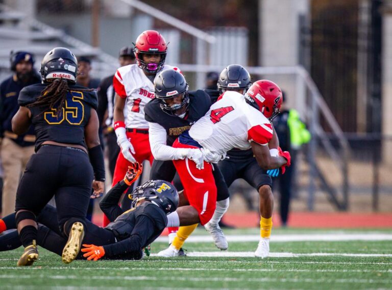 December 8, 2019: Photos from Dunbar vs. Friendship Collegiate - DCSAA AA Football Championship at Catholic University in Washington, D.C.. Cory Royster / Cory F. Royster Photography