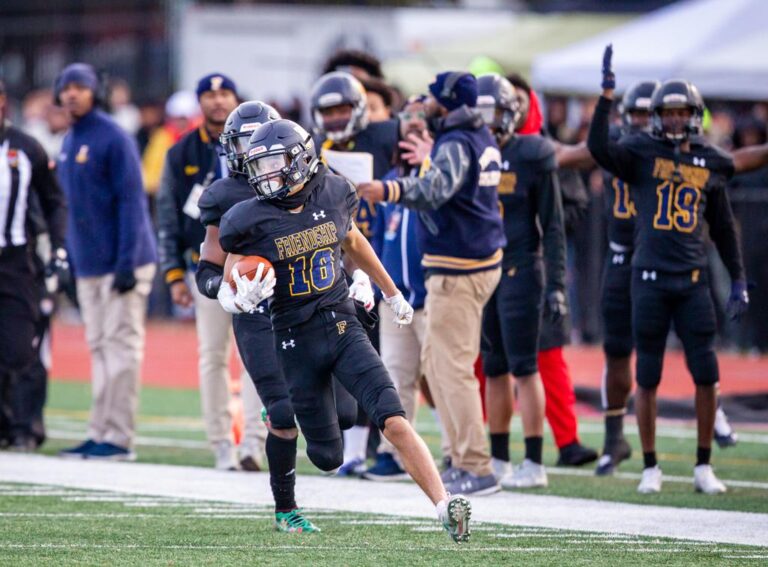 December 8, 2019: Photos from Dunbar vs. Friendship Collegiate - DCSAA AA Football Championship at Catholic University in Washington, D.C.. Cory Royster / Cory F. Royster Photography