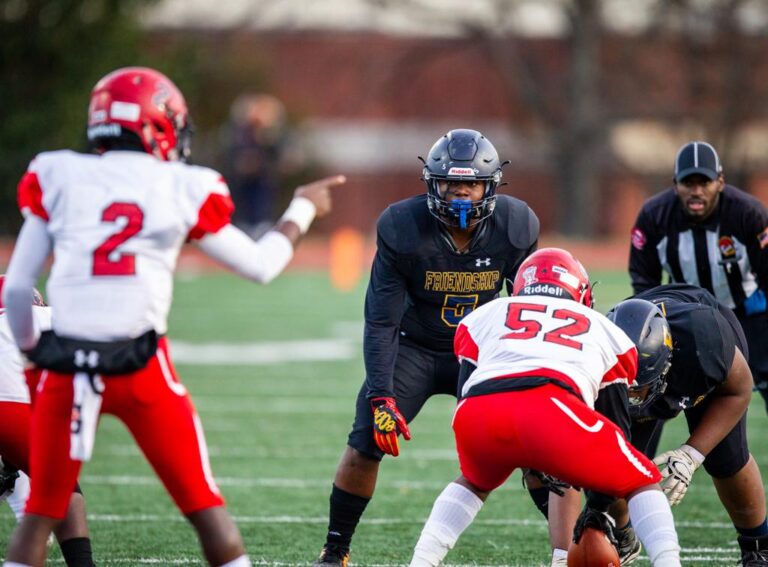 December 8, 2019: Photos from Dunbar vs. Friendship Collegiate - DCSAA AA Football Championship at Catholic University in Washington, D.C.. Cory Royster / Cory F. Royster Photography