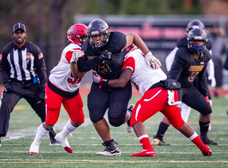 December 8, 2019: Photos from Dunbar vs. Friendship Collegiate - DCSAA AA Football Championship at Catholic University in Washington, D.C.. Cory Royster / Cory F. Royster Photography