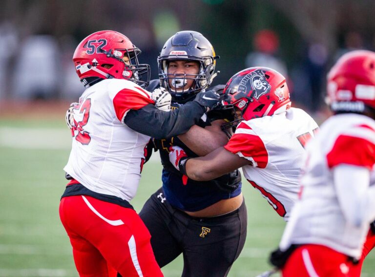 December 8, 2019: Photos from Dunbar vs. Friendship Collegiate - DCSAA AA Football Championship at Catholic University in Washington, D.C.. Cory Royster / Cory F. Royster Photography