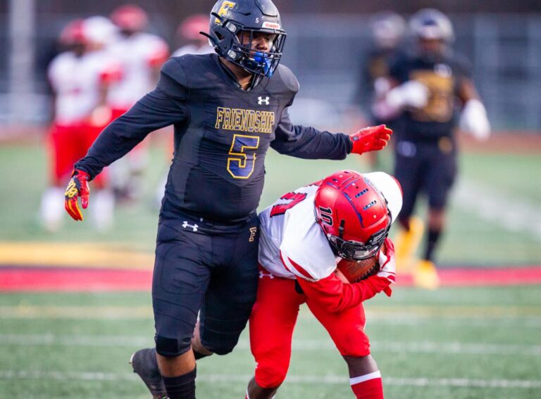 December 8, 2019: Photos from Dunbar vs. Friendship Collegiate - DCSAA AA Football Championship at Catholic University in Washington, D.C.. Cory Royster / Cory F. Royster Photography