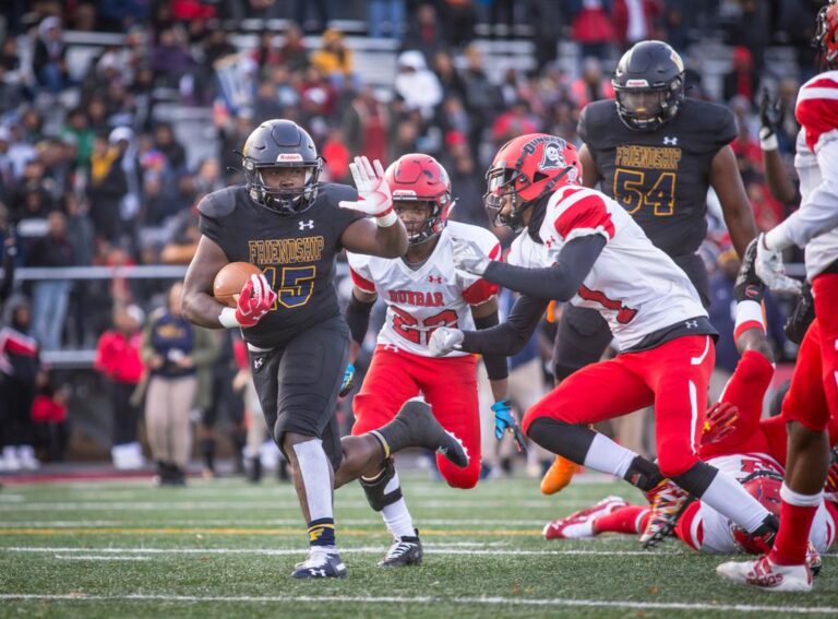 December 8, 2019: Photos from Dunbar vs. Friendship Collegiate - DCSAA AA Football Championship at Catholic University in Washington, D.C.. Cory Royster / Cory F. Royster Photography