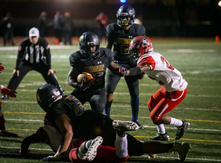 December 8, 2019: Photos from Dunbar vs. Friendship Collegiate - DCSAA AA Football Championship at Catholic University in Washington, D.C.. Cory Royster / Cory F. Royster Photography