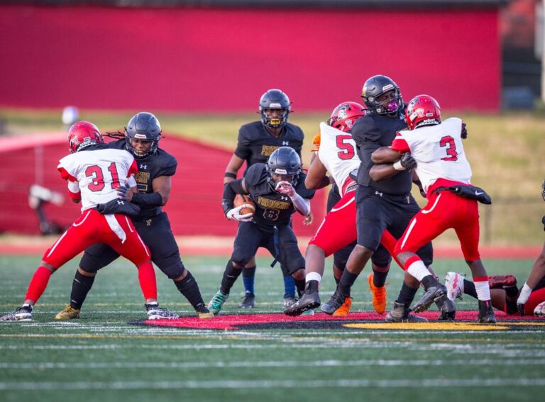 December 8, 2019: Photos from Dunbar vs. Friendship Collegiate - DCSAA AA Football Championship at Catholic University in Washington, D.C.. Cory Royster / Cory F. Royster Photography